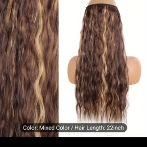 Mixed Color Wavy Hair Extension